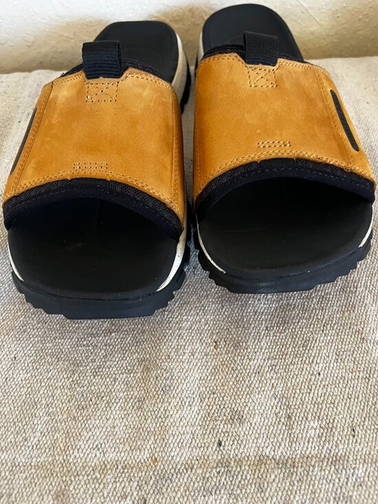 Timberland Other - Timberland Men's Garrison Trail Leather Tan Slides Sz 10